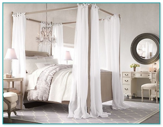 4 Poster Canopy Bed Curtains