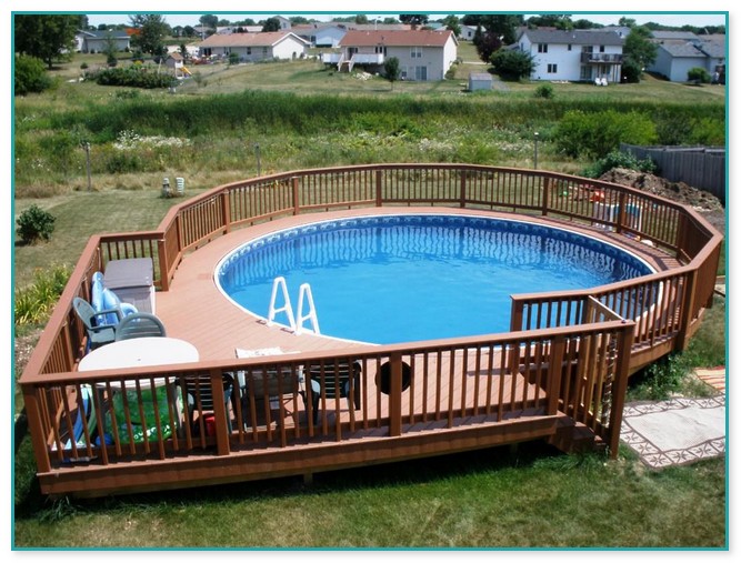 Awesome Above Ground Pools With Decks Cost 2
