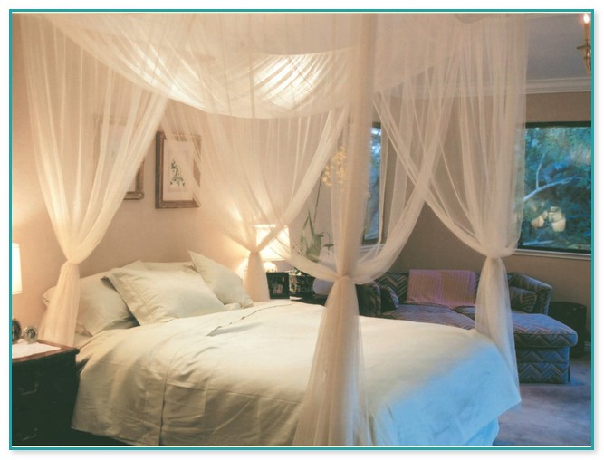 Gorgeous 4 Poster Canopy Bed Curtains