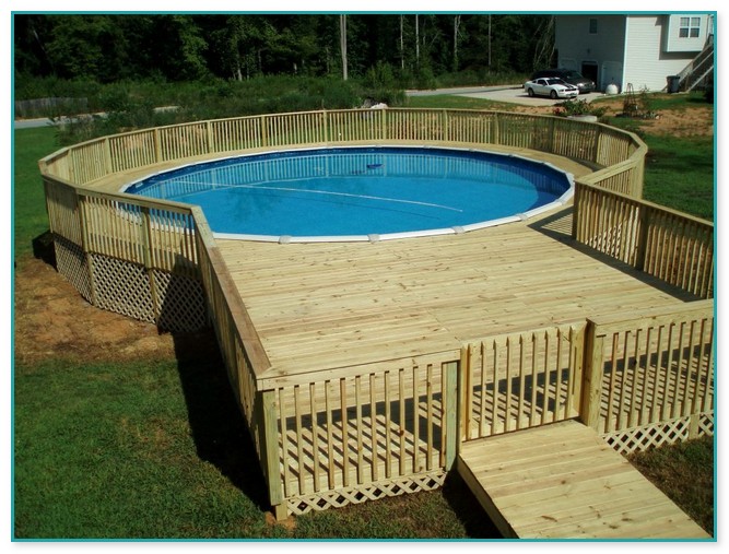 Above Ground Pool With Deck Packages