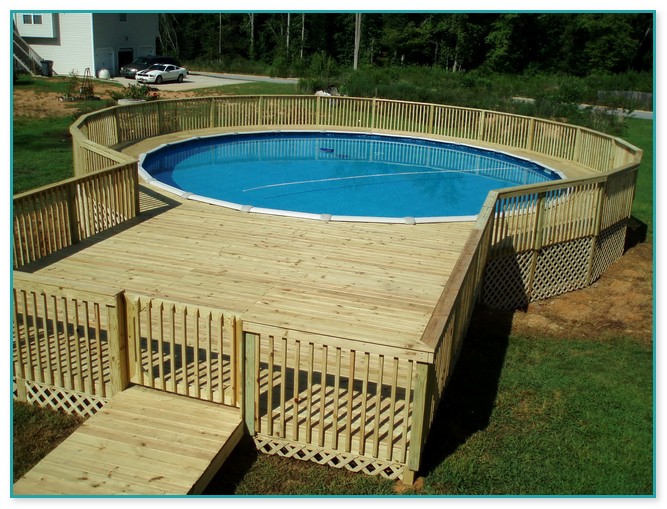 Above Ground Pools With Decks For Sale