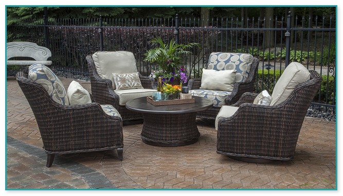 All Weather Wicker Conversation Sets