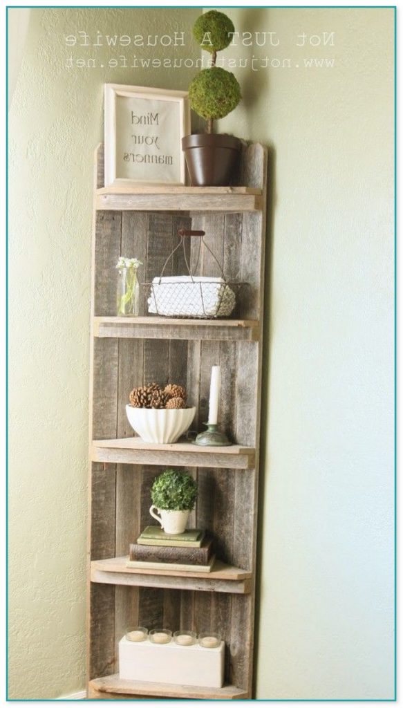 How To Decorate Corner Shelves
