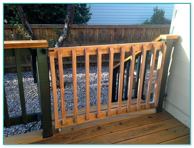 Outdoor Deck Baby Gate