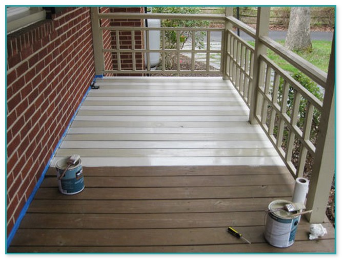 Painting A Deck Floor