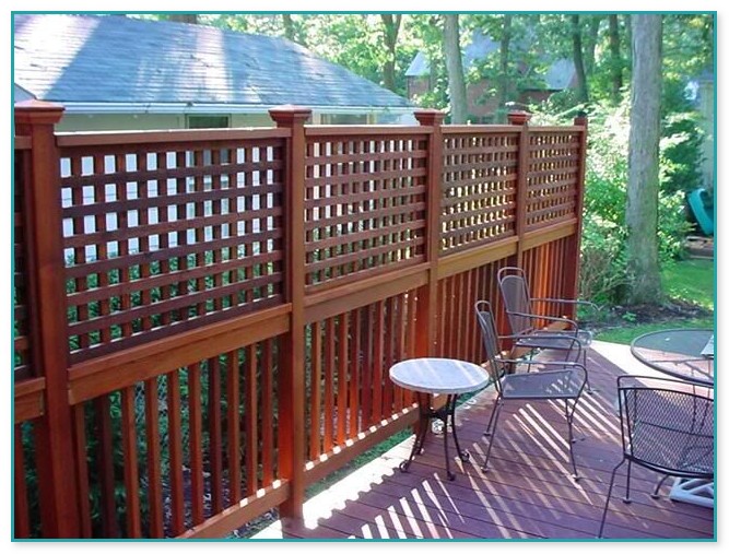 Privacy Barriers For Decks