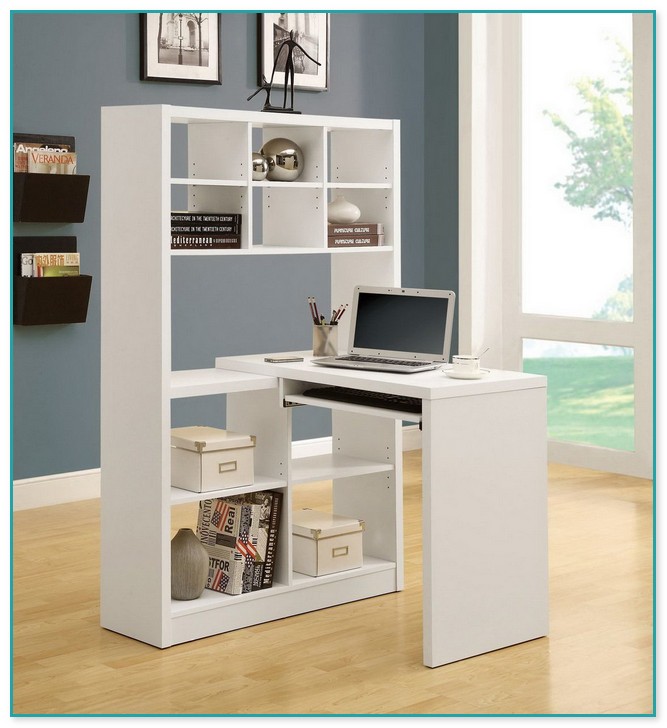Small Corner Desk With Shelves
