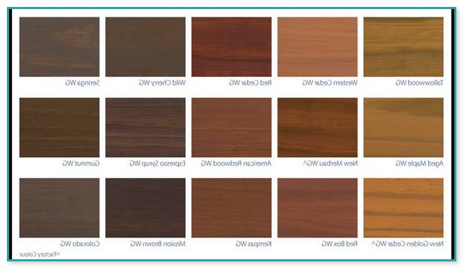 Thompson Deck Stain Colors