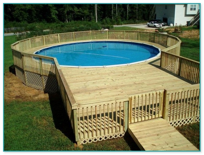 Wooden Pool Deck Kits