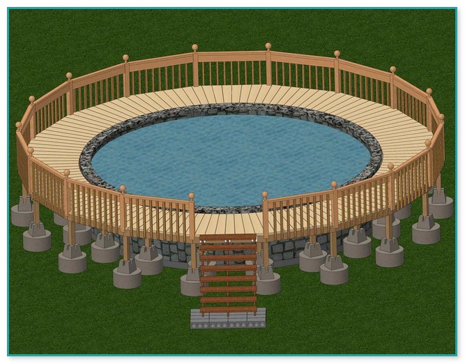 Above Ground Pool Near Fence