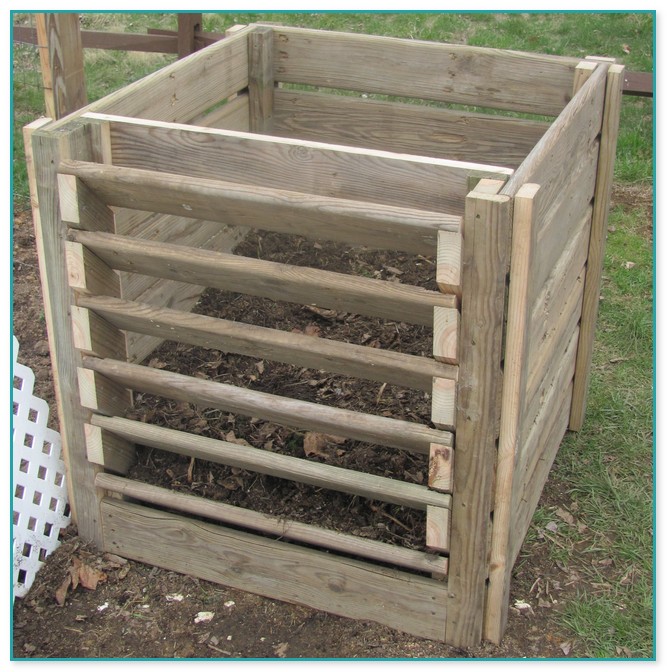 Building A Wooden Compost Bin