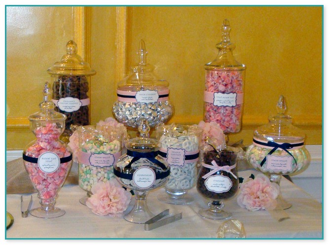 Candy Buffet Jar Decorations