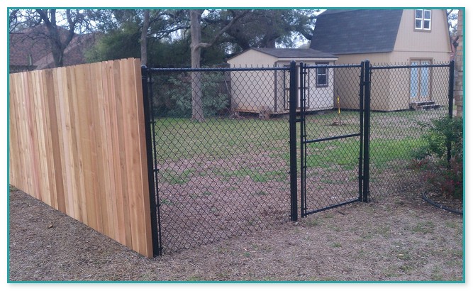 Chain Link Fence Install 2