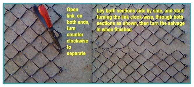 Cutting Chain Link Fence