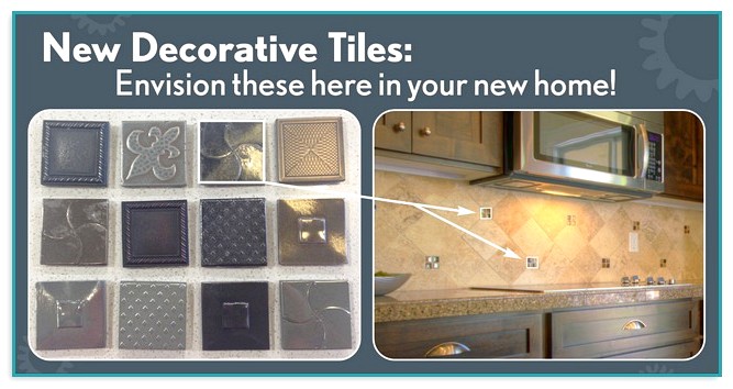 Decorative Metal Tile Accents