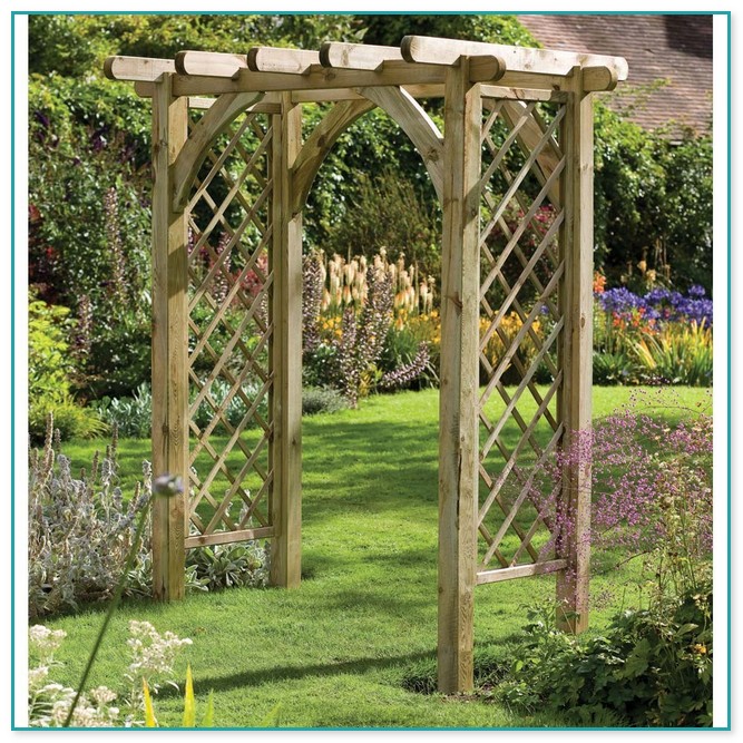 Garden Wooden Arches Designs