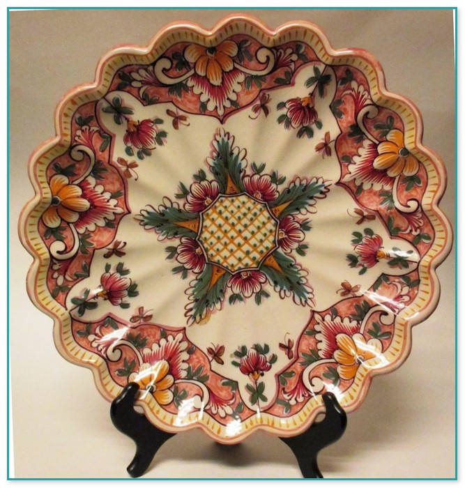 Large Decorative Plates Display