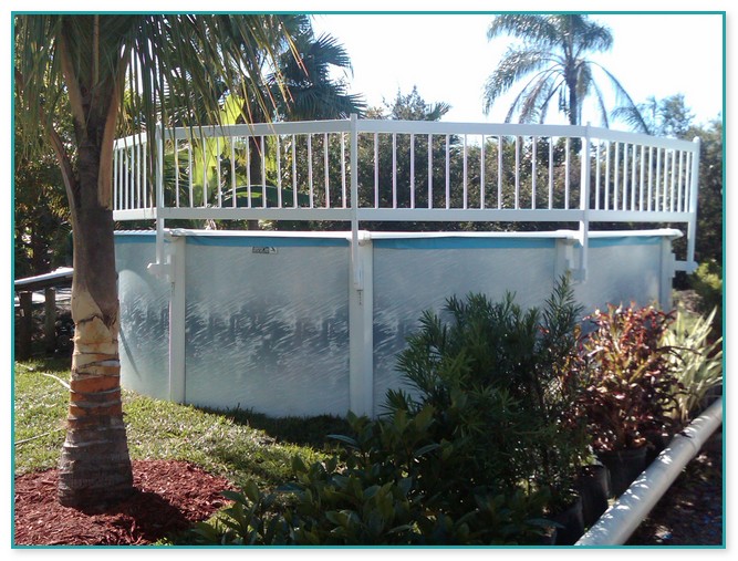 Metal Frame Above Ground Pool Fence