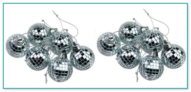 Mini Disco Ball Decorations
