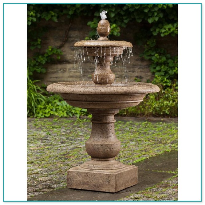Outdoor Tiered Water Fountains
