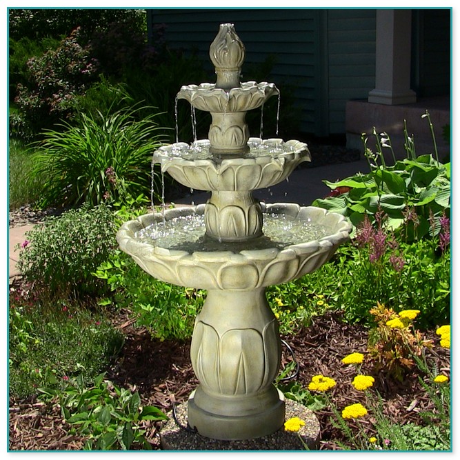 Three Tier Outdoor Water Fountains