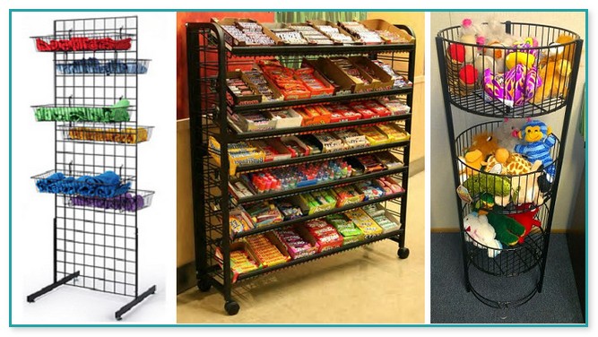 Wire Rack Display Stands