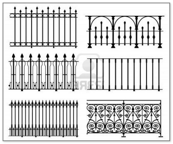 Wrought Iron Fence Design Ideas