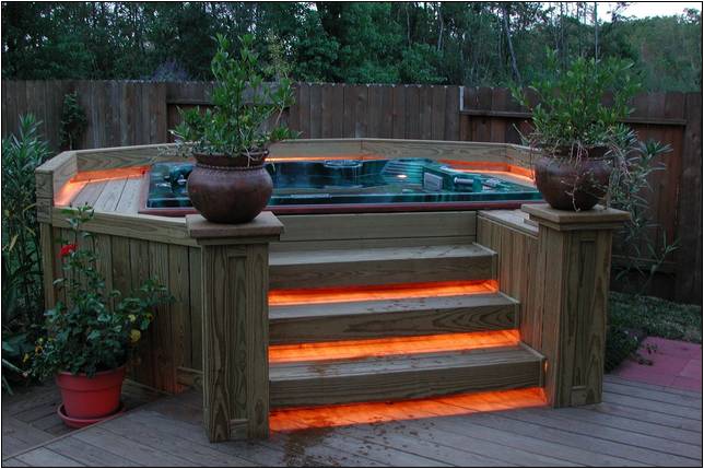 Backyards With Hot Tubs Pictures
