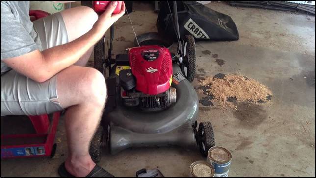 Briggs And Stratton 500 Series Lawn Mower Oil Change