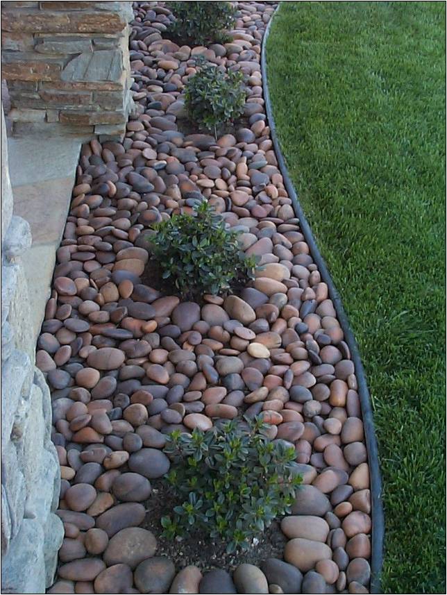Colored River Rock For Landscaping