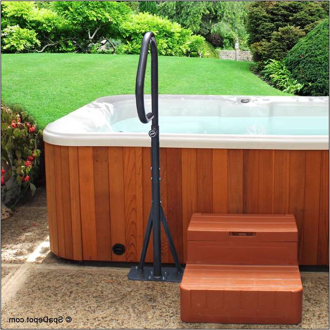 Hot Tub Handrail With Light