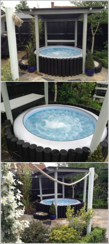 Inflatable Hot Tub Surround Diy