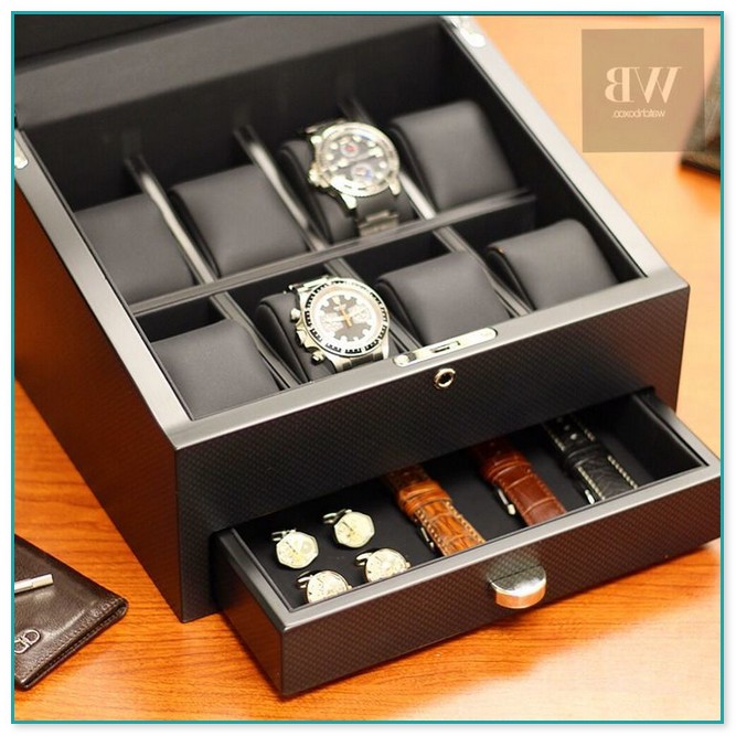 Jewelry Box With Watch Holder