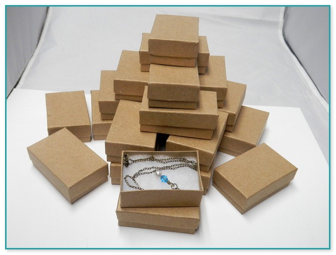 Kraft Jewelry Boxes Free Shipping