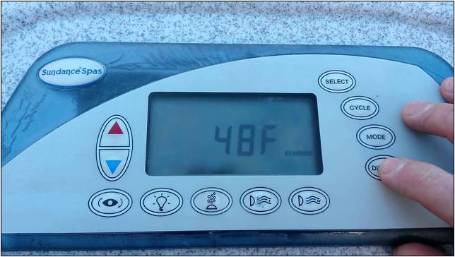 Override Hot Tub Temperature Control