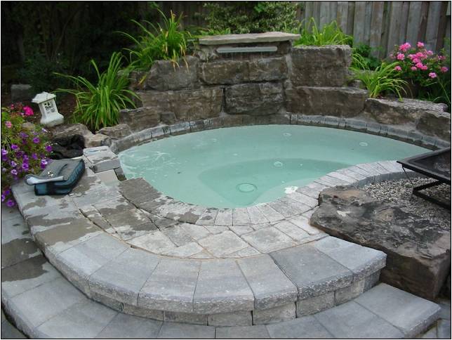 Pictures Of Inground Hot Tubs