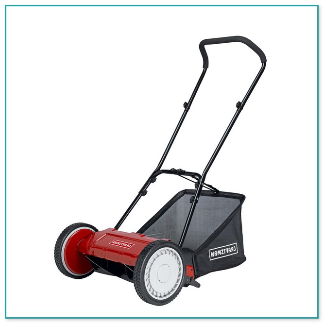 Push Lawn Mower With Bag
