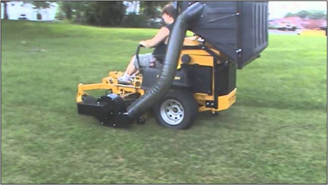 Riding Lawn Mower Vacuum Attachment