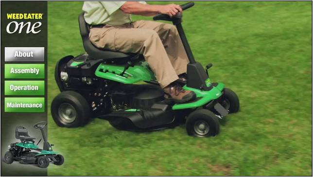 Riding Lawn Mower With Weed Eater Attachment