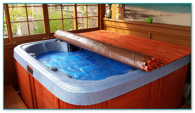 Roll Up Hot Tub Cover