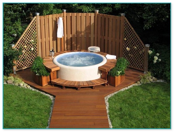 Small Outdoor Hot Tub