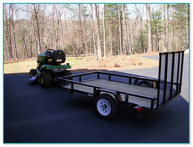 Utility Trailer For Lawn Mower